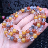 Turbot crystal multi-loop bracelet