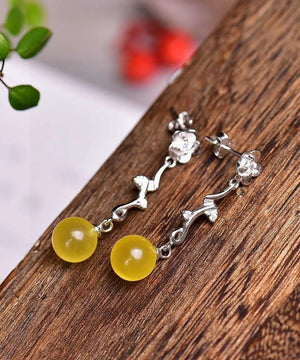 Natural Baltic mineral wax ear thread, wax diameter: 8.5mm2710069164