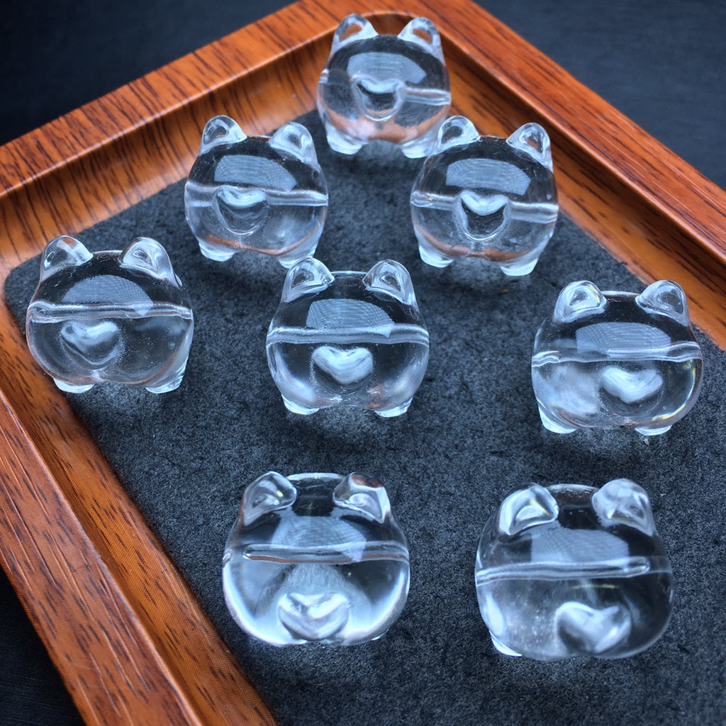 White crystal corgi accessories 💕 Specification 19.6mm3110011124