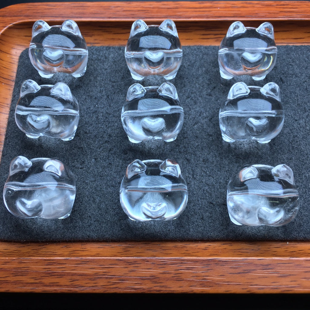 White crystal corgi accessories 💕 Specification 19.6mm3110011124