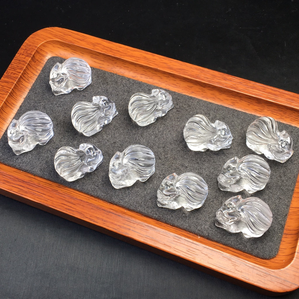 White crystal fox accessories 💕 Specification 24 × 16mm1116017488