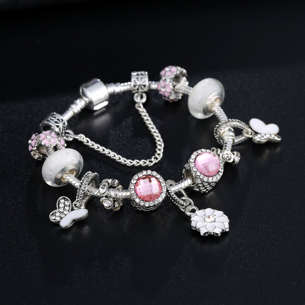 Valentine's Day gift amethyst niche bracelet DIY beaded ladies popular string ornaments hand bracelet ethnic wind