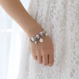 Valentine's Day gift amethyst niche bracelet DIY beaded ladies popular string ornaments hand bracelet ethnic wind