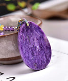 Natural Russian Purple Dragon Crystal Droplet Pendant, with a size of 45 * 30 * 10.8mm and a total weight of 27.9g2710169146