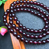 Purple tooth black garnet with multiple circles 💕 Specification 6mm ✨ special2810135624