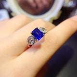 Popular sapphire ring, main stone 6 * 8mm0311099159