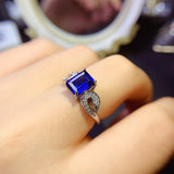 Popular sapphire ring, main stone 6 * 8mm0311099159