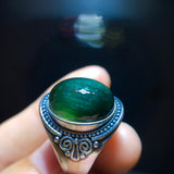 Natural Green Crystal Ring 16.2/11.6mm0511338164