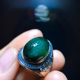 Natural Green Crystal Ring 16.2/11.6mm0511338164