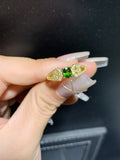 Natural diopside ring, main stone size 4 * 5mm0811095632