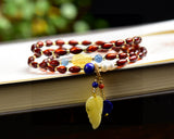 Original natural blood pearl rice bead bracelet, blood pearl size is approximately 4 * 6mm1110089133