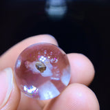 Natural calcite crystal, intermediate crystal 🌈 Rainbow round bead single bead, specification: 17.5mm1111198556