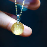 Natural golden hair crystal titanium crystal pendant, specification: 11.8mm1111208877