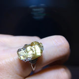 Natural titanium crystal pixiu ring, specifications: 15.4/9.7mm1111278566