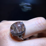 Natural Ghost Thousand Layer Ring, size 17.2/14.5mm1112178466